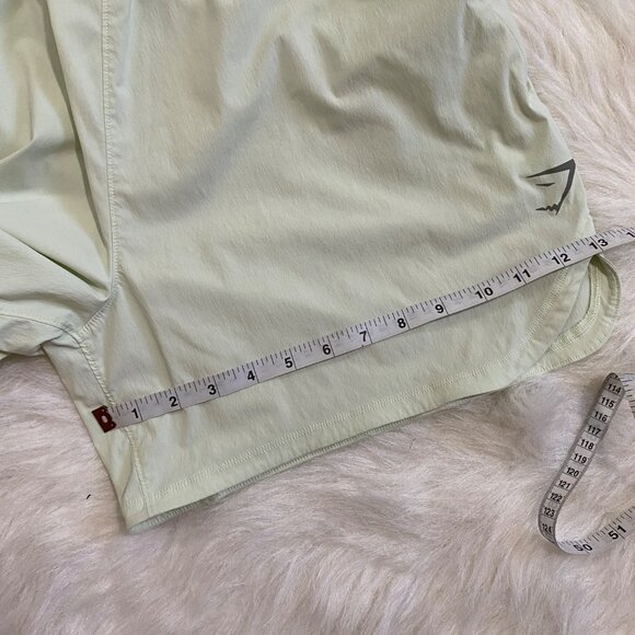 Gymshark Mens Speed Evolve 5" Shorts Slim Fit Active XS Mint Pistachio - Picture 8 of 11